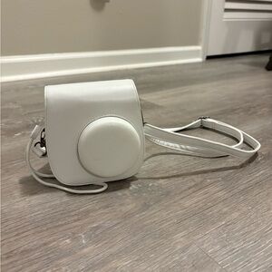 Instax White Camera & case